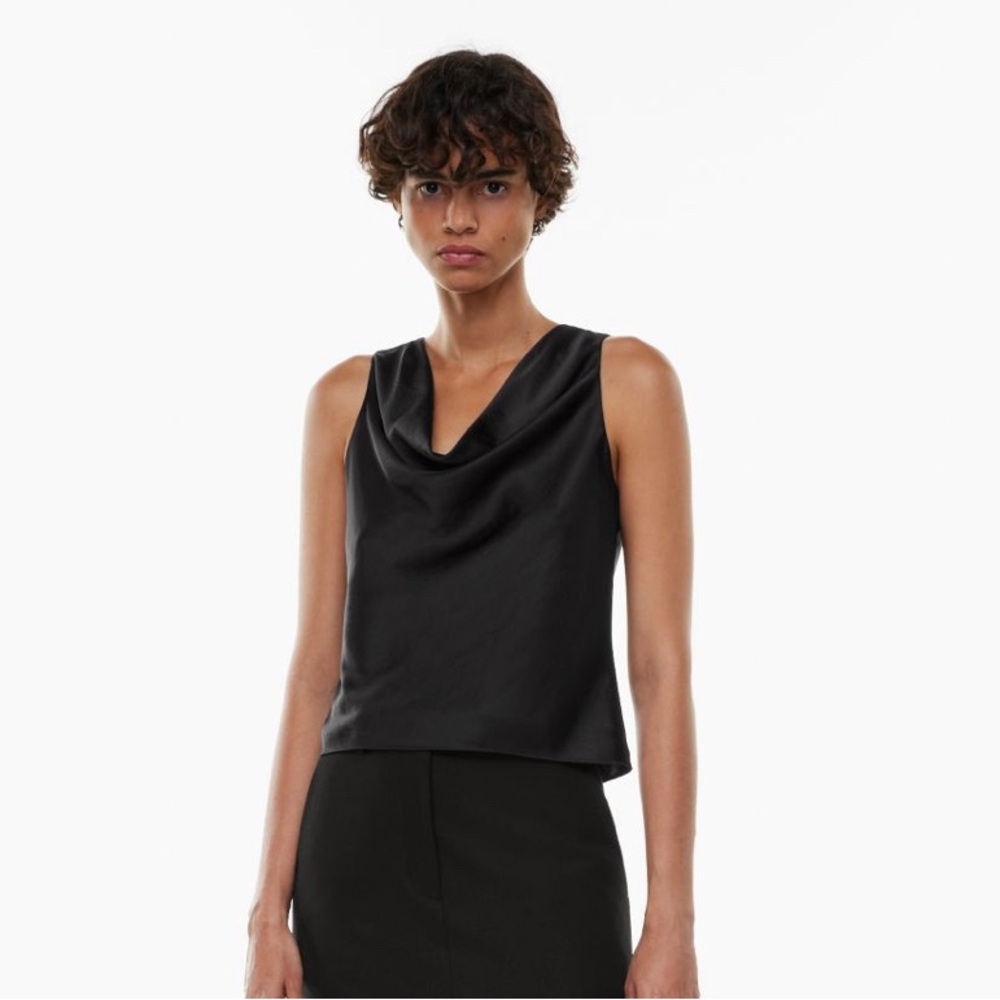 NWT Wilfred Moonbeam Satin Blouse